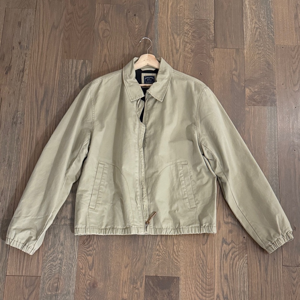 J. Crew Men's Light Tan Shirt Jacket